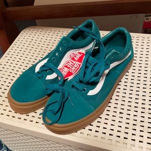 NWOT Teal Vans Old Skool